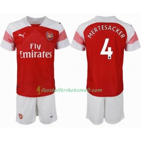 Fußballtrikots Arsenal MERTESACKER 4 Kinder 2018-2019 Kurzarm Heimtrikotsatz kaufen